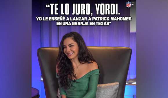 NFL Mexico shares Martha Higareda meme: I taught Patrick Mahomes how to  throw!