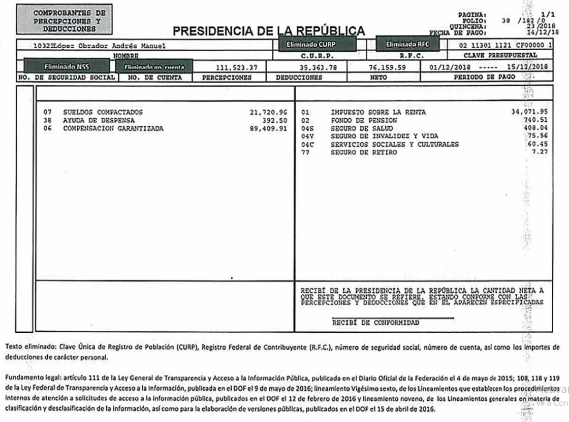 Modelo De Recibo De Pago De Salario Mensual Image To U 8326