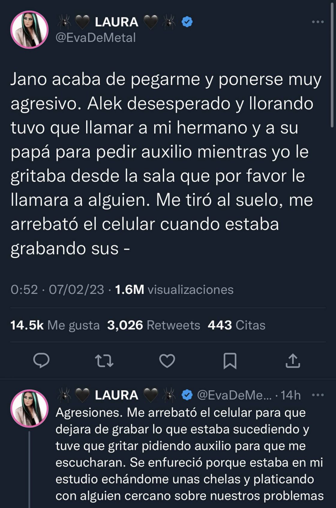 Esteriotipo y lloro desesperado